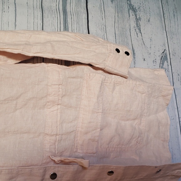 Rachel Roy 100% linen hooded Jacket - Picture 4 of 6